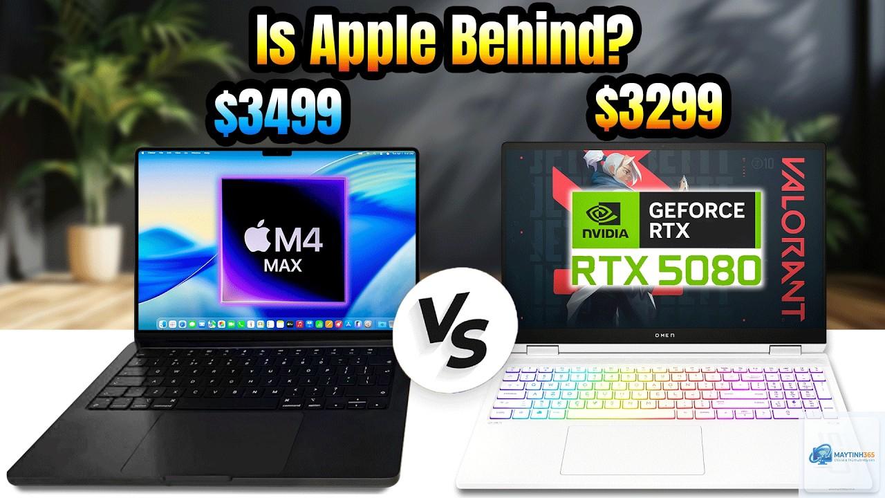 Apple M4 Max vs RTX Laptop - Hình 3