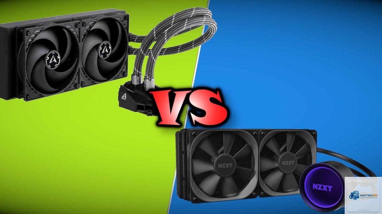 Arctic Liquid Freezer vs NZXT Kraken - Hình 1