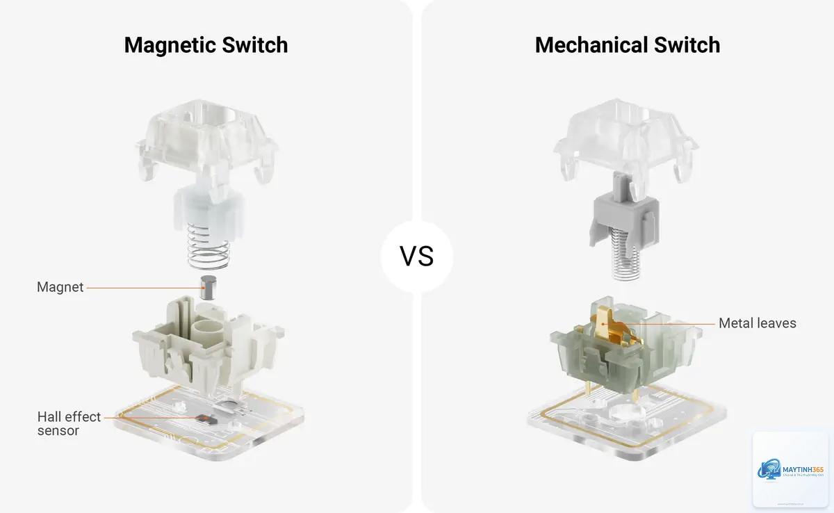 Bàn phím Hall Effect vs Mechanical - Hình 2