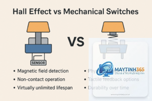 Bàn phím Hall Effect vs Mechanical