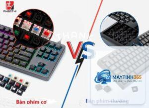 Bàn phím cơ vs bàn phím thường