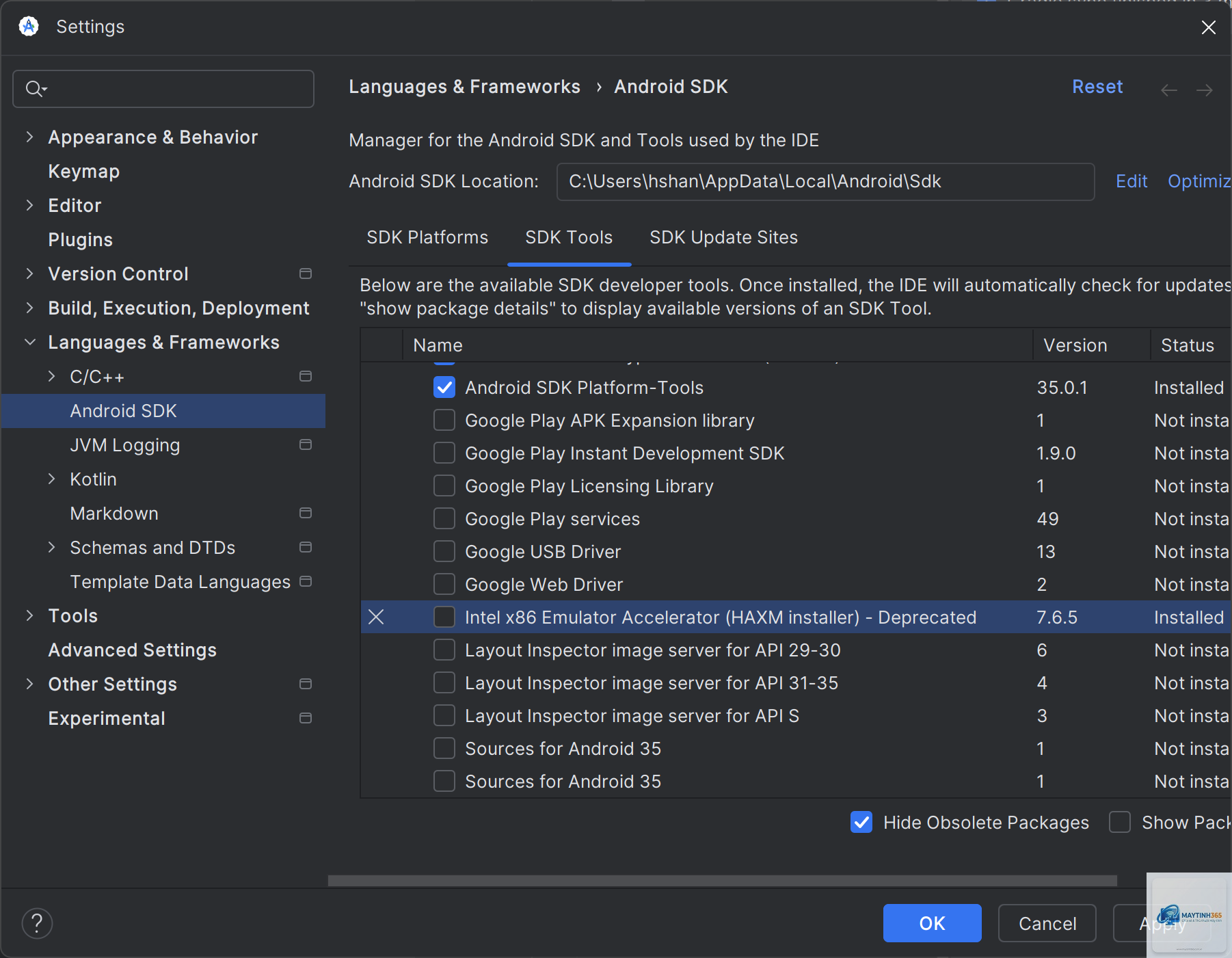 CPU Intel cho Android Studio - Hình 2