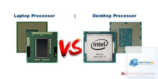 CPU laptop vs CPU desktop