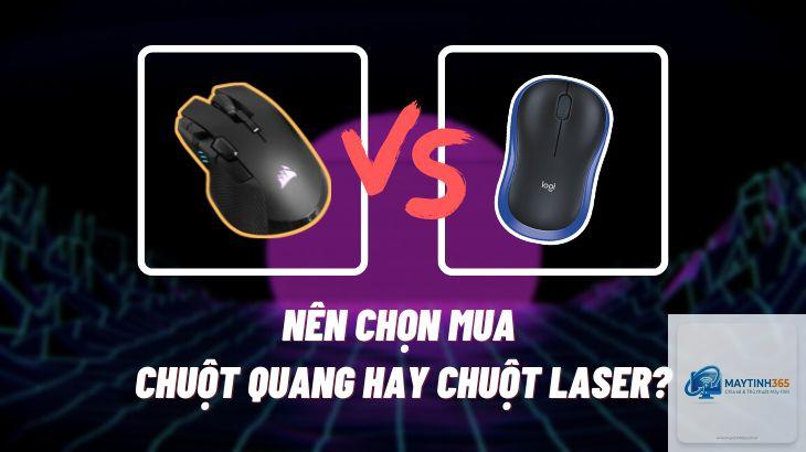 Chuột quang vs chuột laser