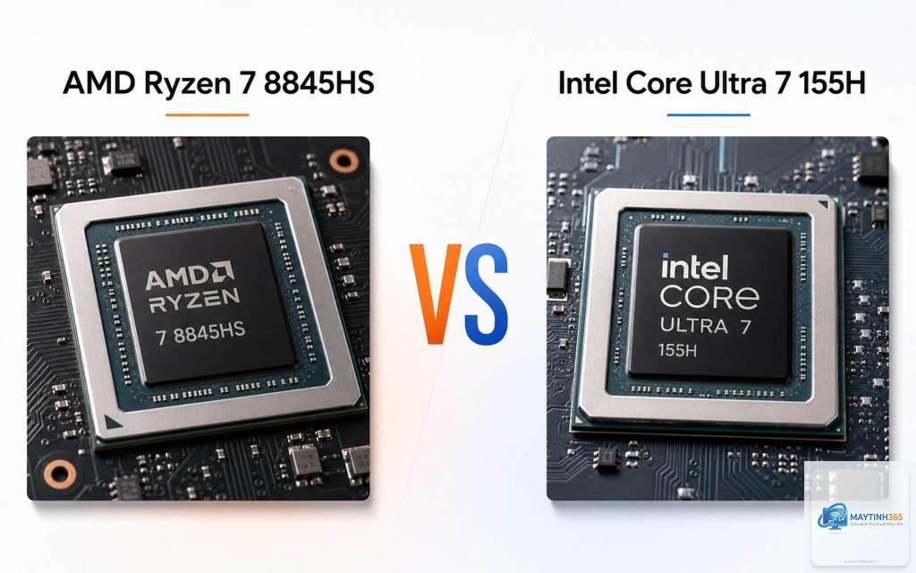 Core Ultra 7 155H vs Ryzen 7 8845HS - Hình 3