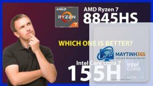 Core Ultra 7 155H vs Ryzen 7 8845HS