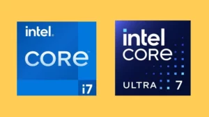 Core Ultra 7 vs Core i7
