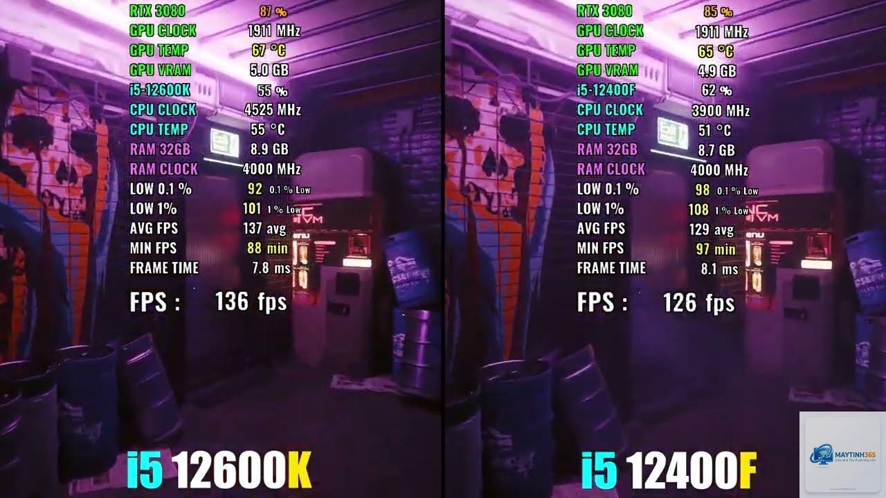 Core i5 12400F vs Core i5 12600K - Hình 4