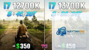 Core i7 12700K vs Core i7 13700K