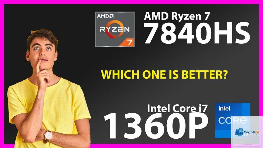 Core i7 1360P vs Ryzen 7 7840HS