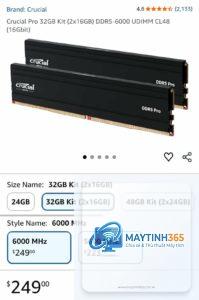 DDR5 5600 CL46 vs DDR5 6000 CL30
