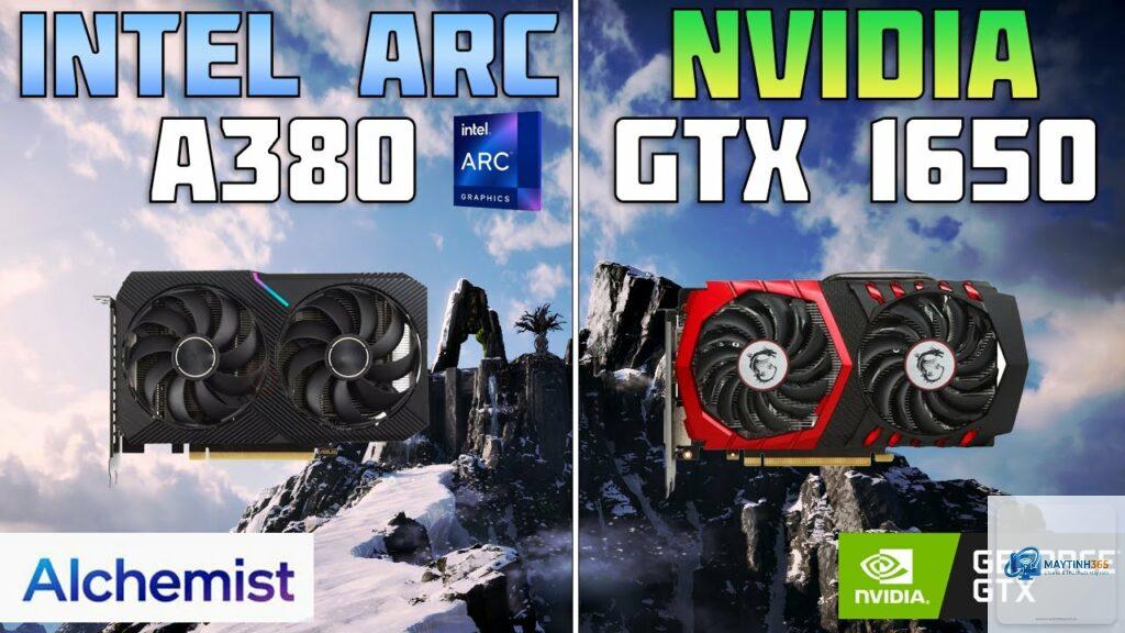 Intel Arc A380 vs GTX 1650