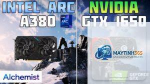 Intel Arc A380 vs GTX 1650