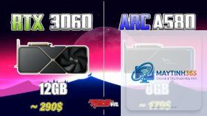 Intel Arc A580 vs RTX 3060