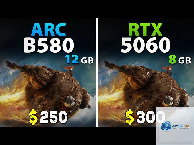 Intel Arc B580 vs RTX 5060