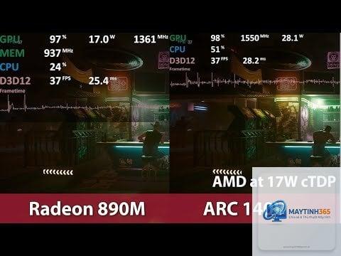 Intel Core Ultra 7 255H vs Ryzen AI 9 HX 370 - Hình 4