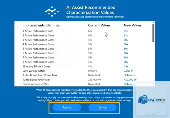 Intel Extreme Tuning Utility - Hình 5