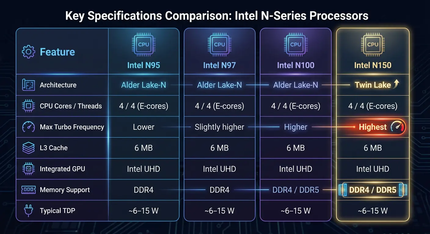 Intel N150 vs Intel N100 - Hình 3