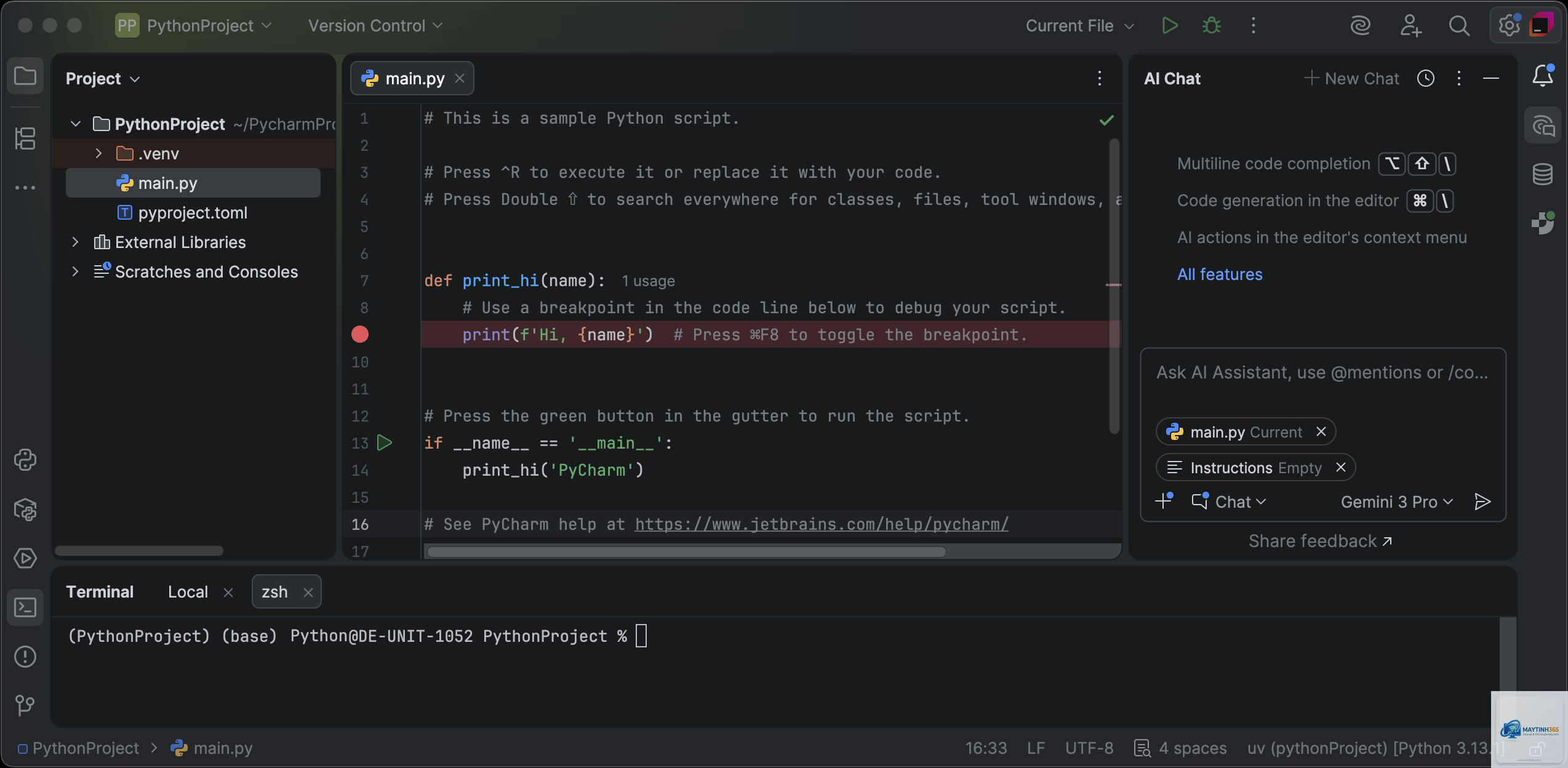 PyCharm - Hình 3