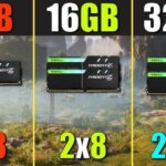 RAM 16GB vs 32GB