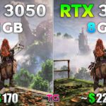 RTX 3050 6GB vs RTX 3050 8GB