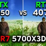 RTX 3050 vs RTX 4070