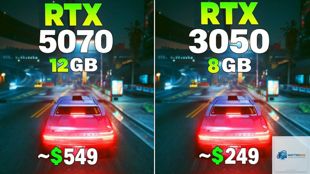 RTX 3050 vs RTX 5070