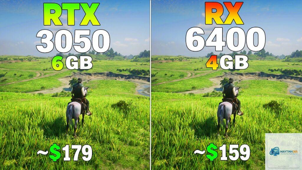 RTX 3050 vs RX 6400