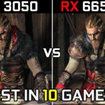 RTX 3050 vs RX 6650 XT