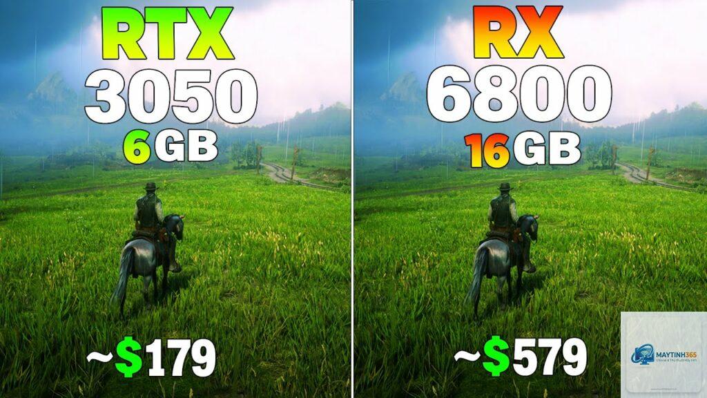 RTX 3050 vs RX 6800