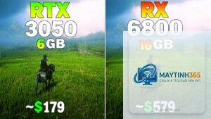 RTX 3050 vs RX 6800