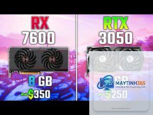 RTX 3050 vs RX 7600