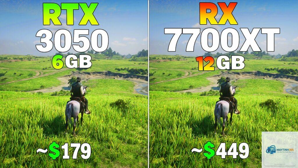RTX 3050 vs RX 7700 XT
