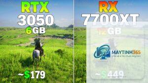 RTX 3050 vs RX 7700 XT