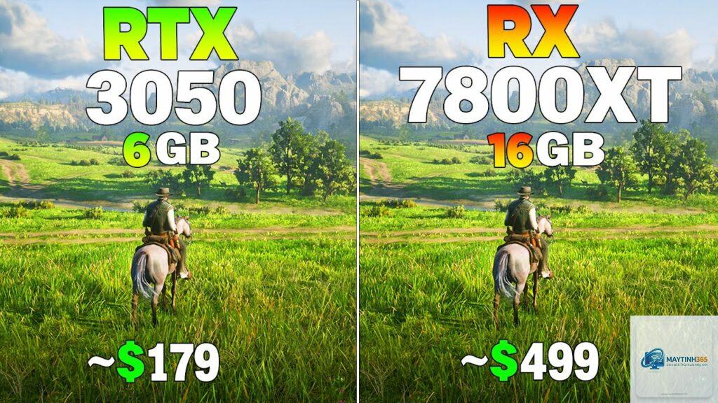 RTX 3050 vs RX 7800 XT