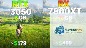 RTX 3050 vs RX 7800 XT