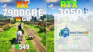 RTX 3050 vs RX 7900 GRE
