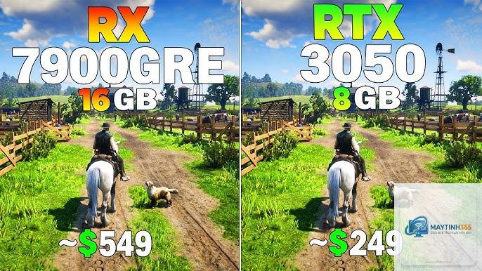 RTX 3050 vs RX 7900 GRE