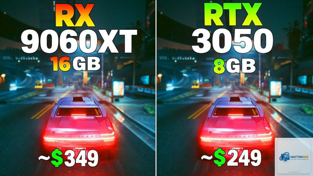 RTX 3050 vs RX 9060 XT