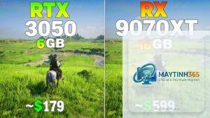 RTX 3050 vs RX 9070 XT