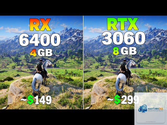 RTX 3060 vs RX 6400
