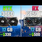 RTX 3060 vs RX 6750 XT