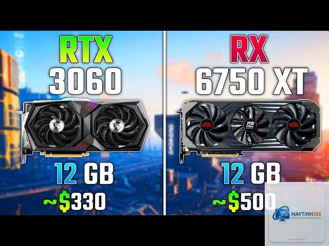 RTX 3060 vs RX 6750 XT