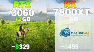 RTX 3060 vs RX 7800 XT