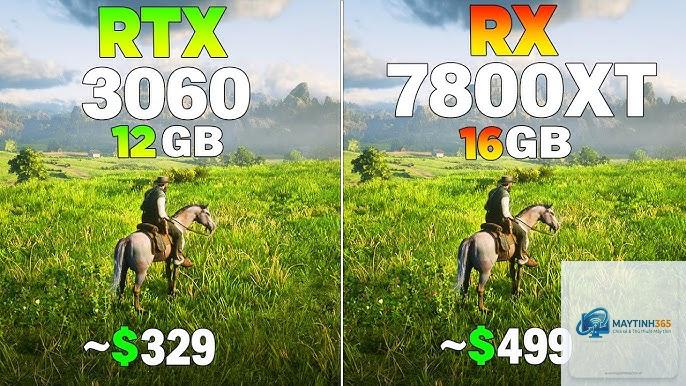 RTX 3060 vs RX 7800 XT