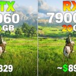 RTX 3060 vs RX 7900 XT