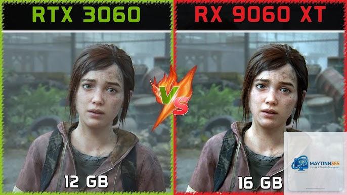 RTX 3060 vs RX 9060 XT