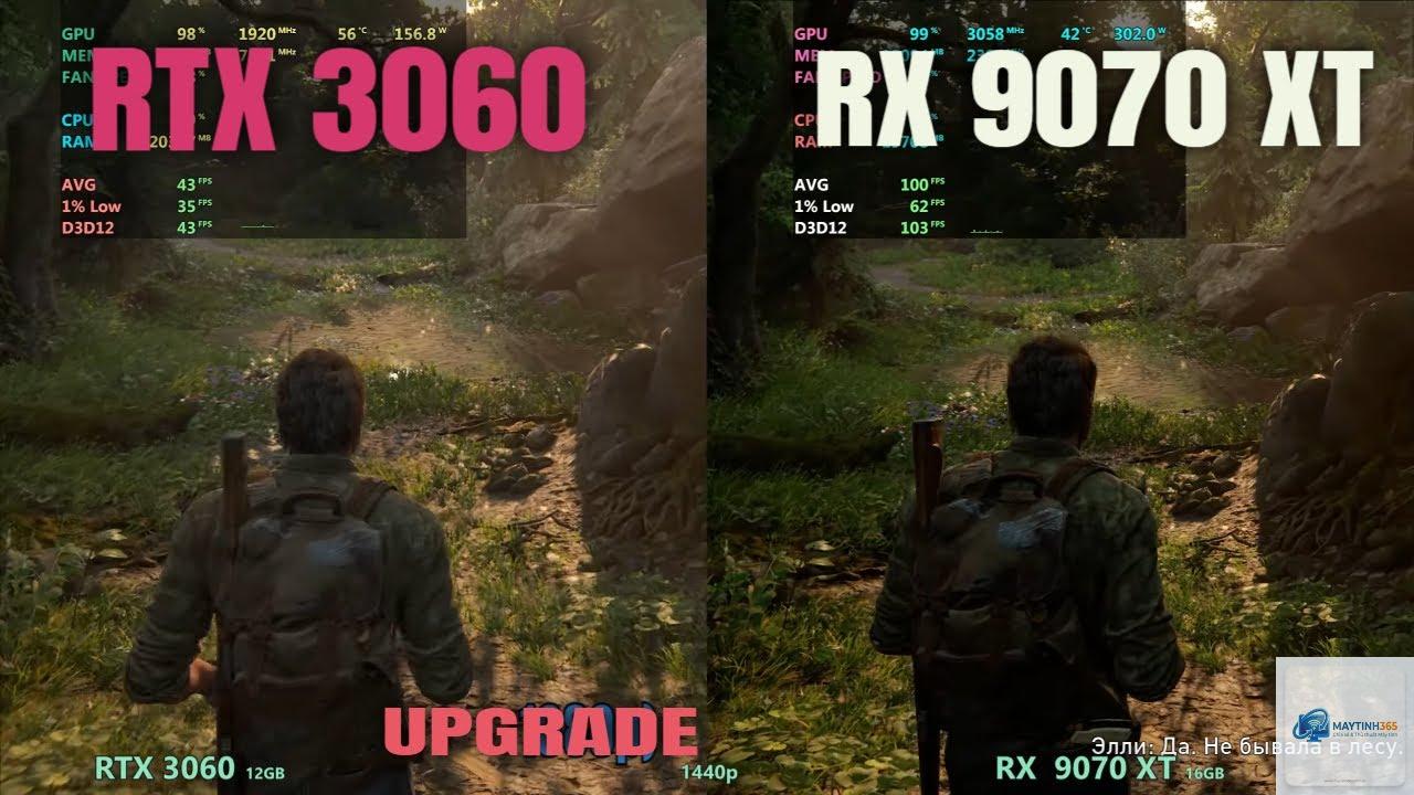 RTX 3060 vs RX 9070 XT - Image 1