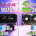 RTX 3070 Ti vs RX 9070
