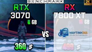 RTX 3070 vs RX 7800 XT